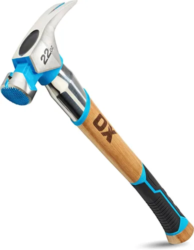 Vista 13 de OX Tools Pro Series - Martillo para enmarcar California de 3 libras, martillo de garra recta de cara fresada con cabeza de acero forjado y mango