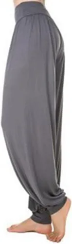 Vista 2 de Pantalones de harén modal súper suaves para mujer, pantalones elásticos de yoga, pantalones de baile, pantalones deportivos