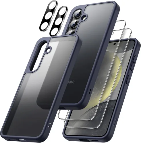 Vista 10 de JETech Funda 5 en 1 mate para Samsung Galaxy S24 Plus, color negro