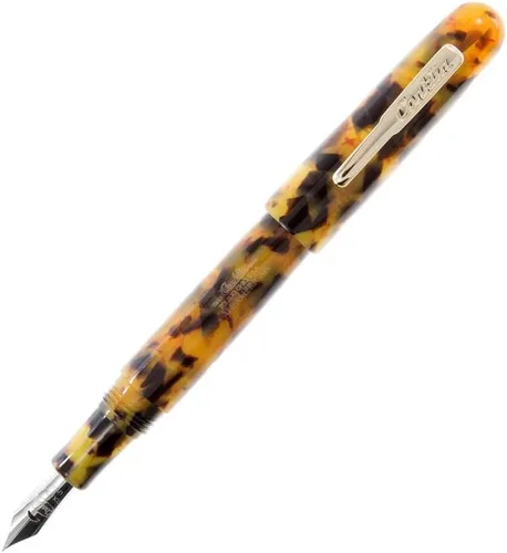 Vista 21 de Pluma estilográfica Conklin All American en negro – Punta ancha, diseño audaz y calidad premium – Regalo ideal para profesionales y entusiastas
