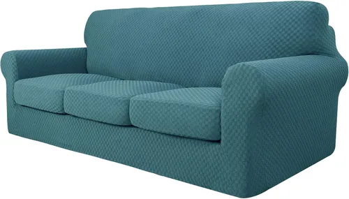 Vista 18 de YEMYHOM - Fundas elásticas para cojín individual, protector de sofá, silla, asiento, funda deslizante, funda suave de sofá, reemplazo, grande, a