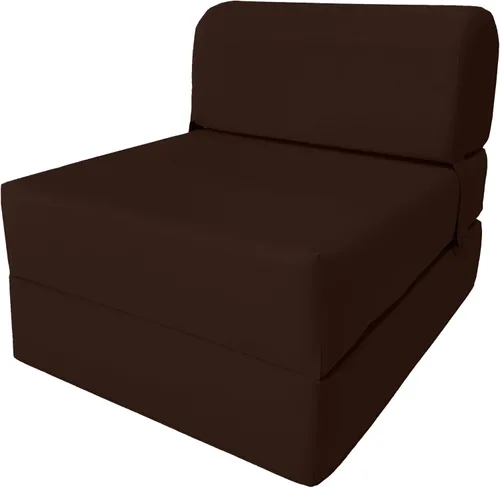 Vista 19 de D&D Futon Furniture. Silla plegable de espuma, sofá de estudio, colchón de espuma plegable para invitados (6 x 24 x 70 pulgadas, negro)