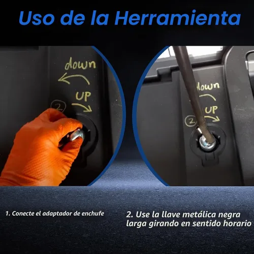 Vista 7 de Mango de rueda de repuesto de acero inoxidable Herramienta de vaso de neumático de repuesto CNC Compatible con Toyota Lexus Highlander Sienna