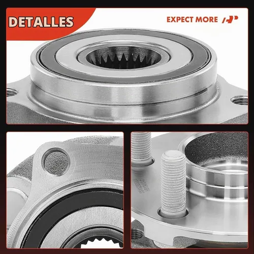 Vista 9 de A-Premium Rodamiento de rueda delantera y conjunto de cubo con 5 pernos Compatible con Subaru Forester 2014-2018, Impreza 2014-2019, Crosstrek
