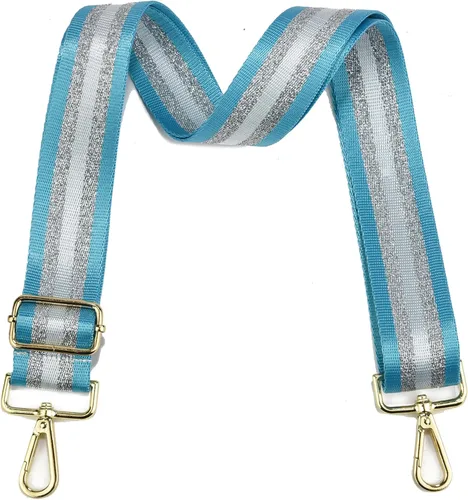 Vista 29 de LVYOUME Correa para bolso, accesorios plateados, correas anchas para bolsa, correa de hombro ajustable para bolsos