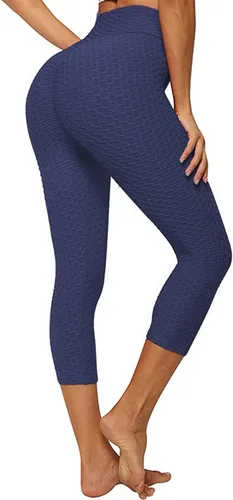 Vista 115 de SEASUM - Pantalones de yoga de cintura alta para mujer, con control de abdomen y realce de glúteos, leggings favorecedores para entrenar y correr