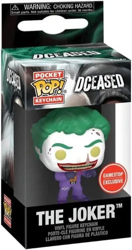 Vista 2 de Funko DCeased Bloody Zombie Joker - Llavero de bolsillo exclusivo