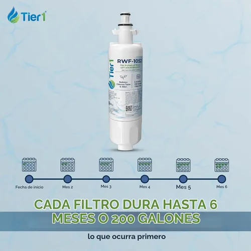 Vista 7 de LG LT700P 46-9690 ADQ36006101 Filtro de agua para nevera, comparable