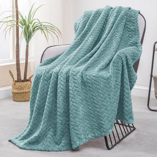 Vista 38 de Exclusivo Mezcla Manta de forro polar gris claro tamaño Queen para cama, 90 x 90 pulgadas, suave y acogedora manta decorativa 3D de franela