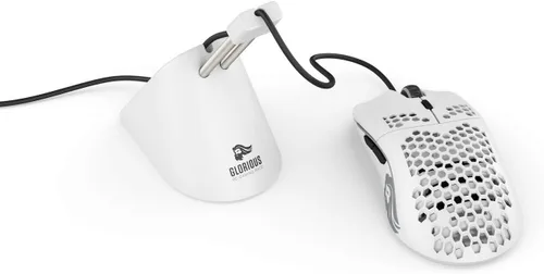 Vista 7 de Glorious Mouse para juegos - Modelo O blanco mate 236oz Superlight Honeycomb USB Gaming Mouse