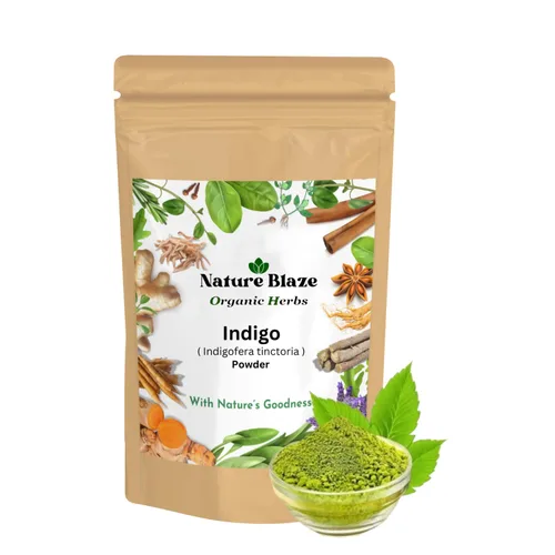 Vista 2 de Polvo índigo para cabello Ideal para cabello negro natural y oscuro, 7.0 onzas (7.05 oz 0.4 libras)