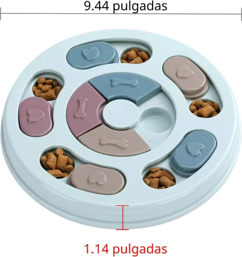 Vista 2 de DR CATCH Rompecabezas para perros, juguetes de comida para perros para entrenamiento de coeficiente intelectual y enriquecimiento mental