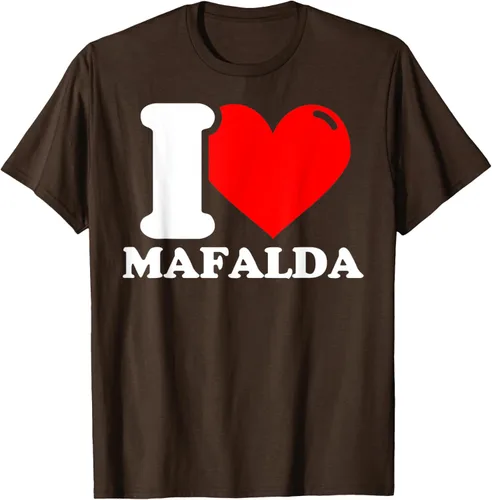 Vista 7 de Camiseta I Love Mafalda, Negro