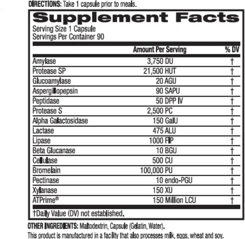 Vista 6 de BioTrust AbsorbMax - Mezcla de enzimas digestivas de amplio espectro, sin gluten, sin OMG, soporte digestivo para digestión de nutrientes, absorción
