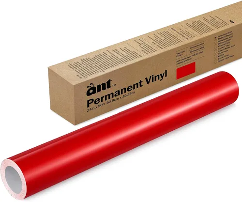 Vista 19 de ANT Melocotón, rollo de vinilo permanente de 24" x 4,5 m, rollo de vinilo adhesivo, para proyecto DIY, calcomanía, pegatina, compatible con Cricut