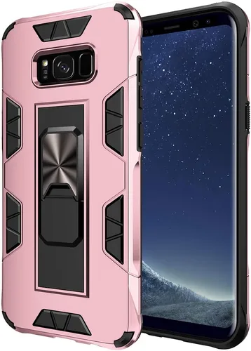 Vista 11 de Funda para Samsung Galaxy S8 Plus, funda Samsung Galaxy S8+ de grado militar, funda con función atril incorporada, armadura, resistente, a prueba