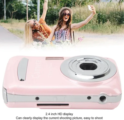 Vista 7 de Yunseity 1080P Full HD 16X Zoom 64MP Cámara digital de apuntar y disparar, pantalla IPS de 2.4 pulgadas, cámara de enfoque automático para vlogging