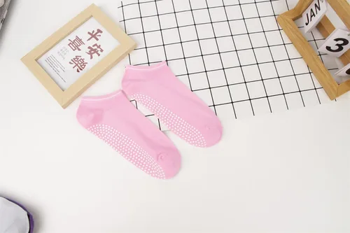 Vista 9 de Calcetines de yoga antideslizantes para mujer, yoga y pilates