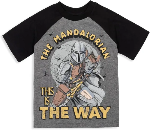 Vista 3 de STAR WARS The Mandalorian Darth Vader Chewbacca Stormtrooper - Paquete de 3 camisetas de bebé a niño grande
