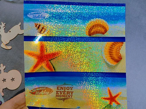 Vista 5 de Bleidruck Papel adhesivo holográfico brillante imprimible, 20 hojas de 8.5 x 11 pulgadas, impermeable, con purpurina, de secado rápido