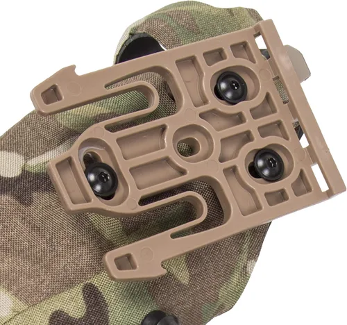 Vista 9 de ECOTRIC Funda táctica compatible con Glock 19/23 Cord Multi-Camo mano derecha