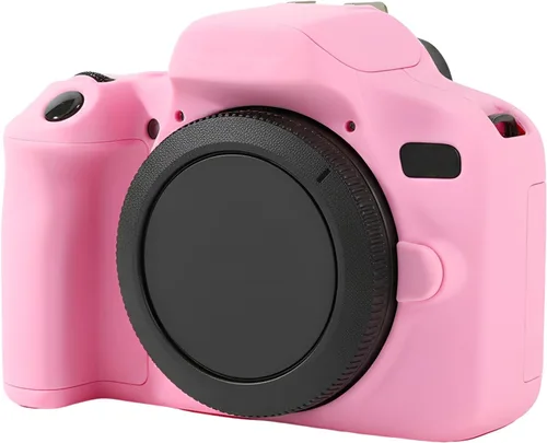 Vista 8 de Funda protectora para cámara compatible con Canon EOS R50 EOSR50, bolsa de silicona de ajuste personalizado, almacenamiento compacto y ligero (negro)