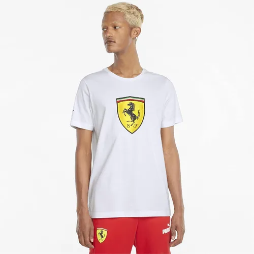 Vista 3 de PUMA Men's Standard Ferrari Race Colored Big Shield Tee