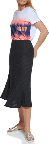 Vista 3 de DKNY Faldas de punto cómodas texturizadas para mujer