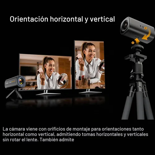 Vista 6 de AVMATRIX FHD 4K Cámara web gran angular con zoom óptico 10X ToF AF