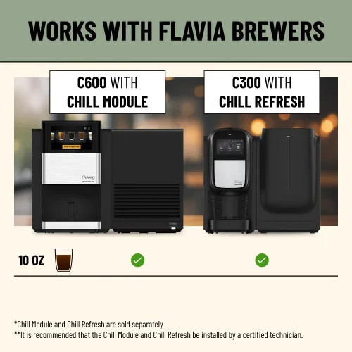 Vista 4 de Flavia Los paquetes de café helado Alterra Cinnamon Dolce solo funcionan con cafeteras Flavia (caja de 90)