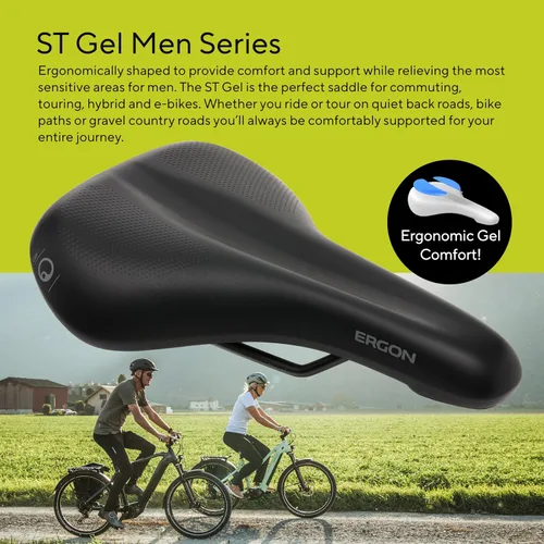 Vista 2 de Ergon Sillín de bicicleta St Gel para hombre, hombre, 440 400