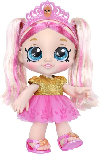 Vista 6 de Kindi Kids Aromática Sisters Pawsome Royal Family - Muñeca de Juego Preescolar de 10": Tiara Sparkles, Baby Kindi de 6.5": Teenie Tiara, y Kindi
