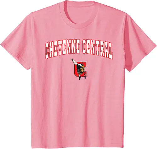 Vista 40 de Cheyenne Central High School Indians T-Shirt C2