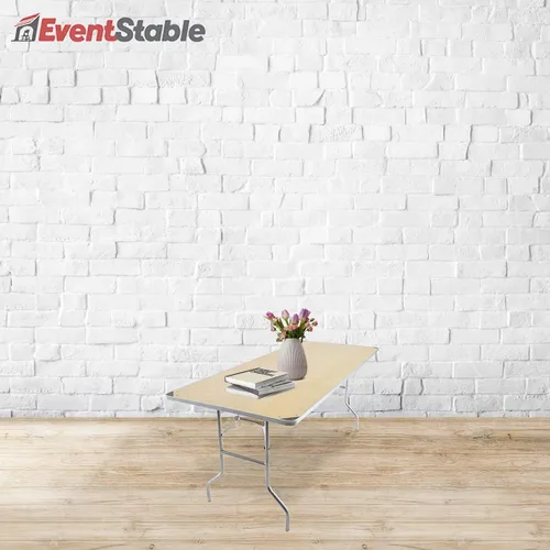 Vista 2 de EventStable TitanPRO Mesa plegable de madera de abedul, 6 pies x 30