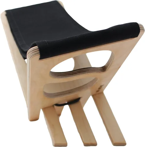 Vista 3 de Still Sitting Banco de meditación Nomad (mediano, negro)