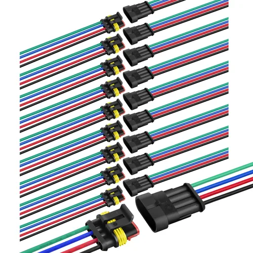 Vista 14 de Nilight 622 piezas conectores eléctricos de 1 2 3 4 5 6 pines, enchufe terminal macho hembra, conectores de cable impermeables, juego de conexión