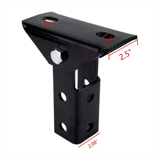 Vista 3 de Paquete de 2 soportes de conector de junta giratoria de 180 grados, base para todos los canales de puntal de 1-5/8 pulgadas, soporte de panel solar