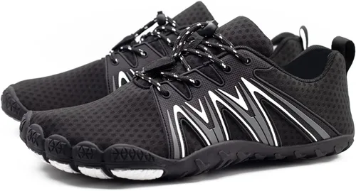 Vista 2 de Teemie Zapatos de agua para hombre y mujer, de secado rápido, zapatos deportivos para surf, kayak, caminar, senderismo