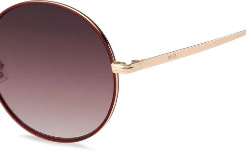 Vista 4 de BOSS Men's Modern Standard Sunglasses, Y11Uq Gold Red, 54