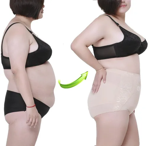 Vista 2 de Max shape Panty de cintura alta para mujer, con control de abdomen, tallas grandes