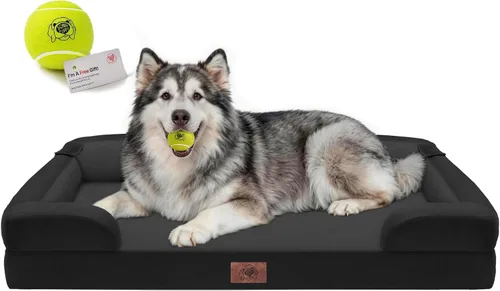 Vista 15 de Cama ortopédica impermeable para perros medianos y grandes Beige