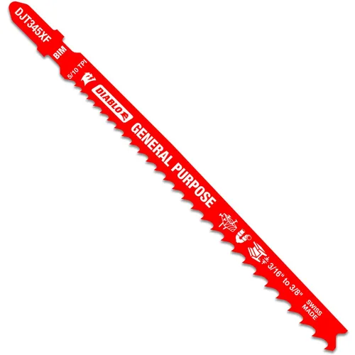 Vista 23 de Diablo Hoja de Sierra Caladora de Grano de Carburo - Ideal para Cortar Baldosas de Cerámica, Vidrio y Materiales Abrasivos - 3-1/4" de Longitud