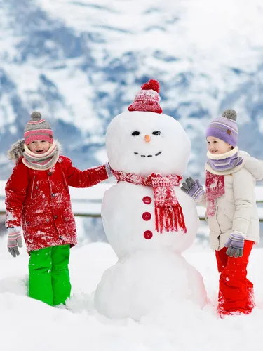 Vista 7 de Guantes de invierno para niños de 3 a 6 años