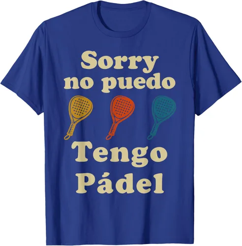Vista 27 de Funny I Have Padel Player Sport en Español Camiseta Hombre