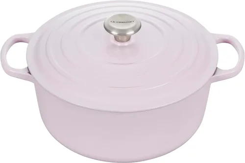 Vista 13 de Le Creuset Horno holandés redondo Signature de hierro fundido esmaltado, 4.5 cuartos de galón., Artichaut