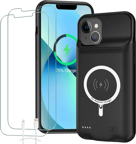 Vista 9 de Funda de batería para iPhone 6/6s/7/8/SE 2/3ª generación, cargador portátil de 10000 mAh, batería recargable, funda de carga compatible con iPhone