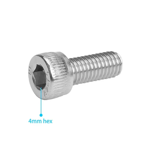 Vista 3 de Tornillos para jaula de botella de agua, 10 unidades, tornillos de soporte de bicicleta, bicicleta, bicicleta, bicicleta, pernos, tornillos