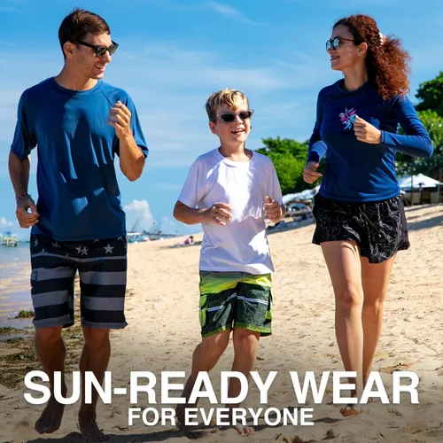 Vista 74 de Kanu Surf Traje de baño Yolo de secado rápido UPF 50+ para niños