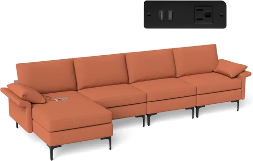 Vista 21 de Giantex Juego de 2 sofás individuales, silla decorativa, con cómodo cojín de 5 pulgadas, reposabrazos con cremallera, patas de acero, sillón de sala