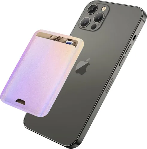 Vista 24 de Cartera magnética iLodn compatible con MagSafe para iPhone 17 16 15 14 13 12 Pro Max Air Plus, tarjetero Mag 3 Safe adhesivo para accesorios